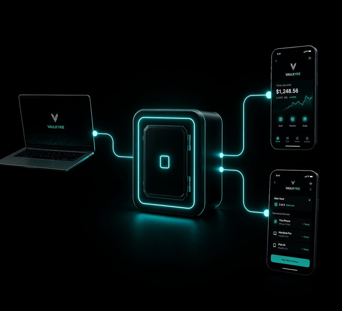 Multi-device vault setup